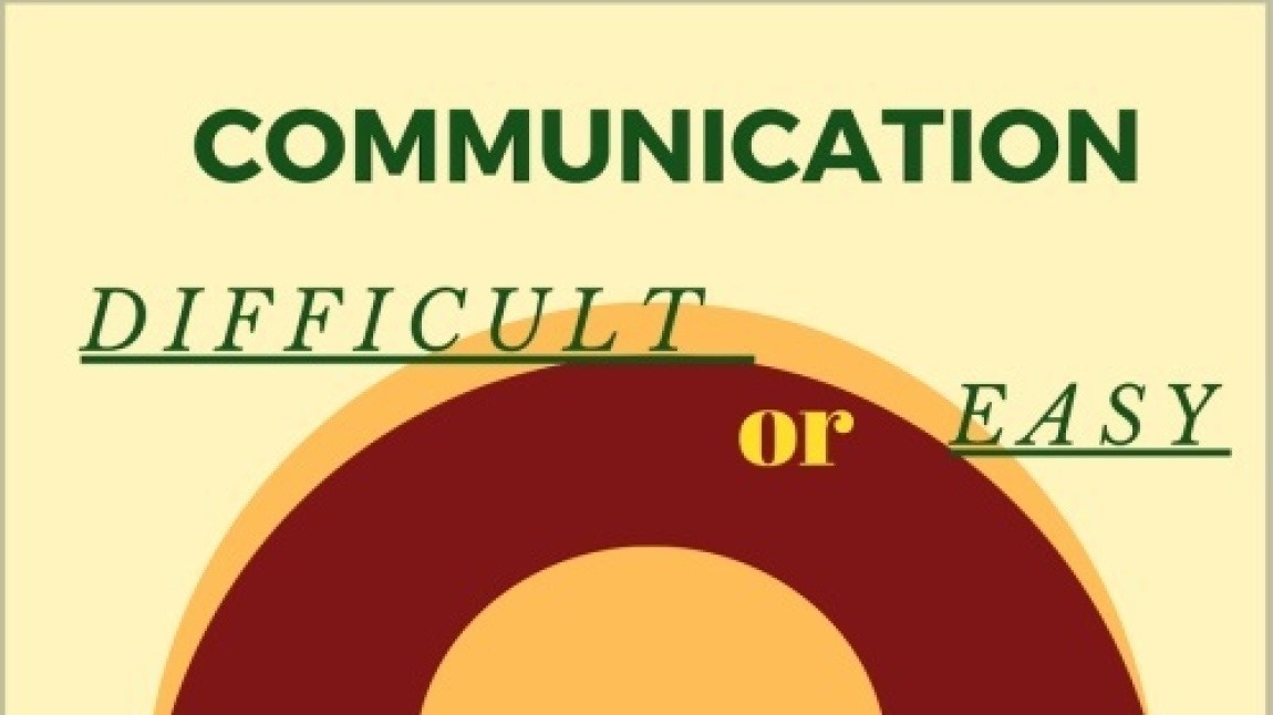 Communication: Difficult or Easy? adlı e-Twinning Projemiz